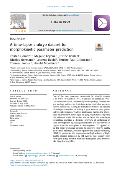 Première page de l'article
