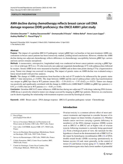Première page de l'article