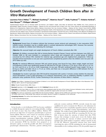 Première page de l'article